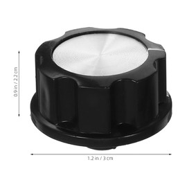 Generic Air Fryer Replacement Knob: D-Shaft Timer Knob D Type Shaft Knobs Replacement Parts for Oven,Air Fryer,4 pcs