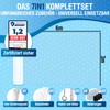 QCAT 7-in-1 Cat Net for Balcony, Universal, No Drilling, Tear-Resistant,