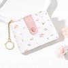 Modacarry Small Wallet Cute Floral Coquette Rose Prints Wallet with