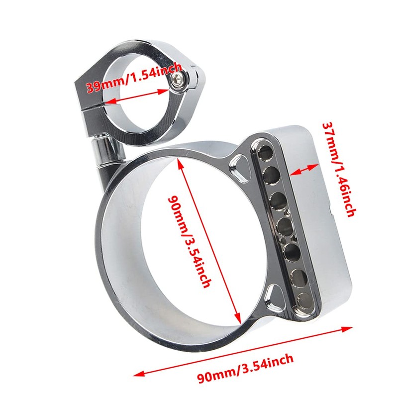 Motorrad Tacho seitlich montierte Verschiebehalterung RiloerMotorrad Verschiebehalterung Abdeckung