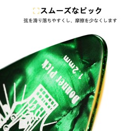 Donner Guitar Picks Set of 16 Varying Thicknesses Colorful Variety, colorful