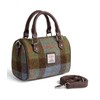 Harris Tweed Kilbride Mini Bowling Bag in MacLeod Green Tartan