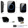 AIMALL Waterproof Wireless Doorbell System with Dual Plugin Receivers: Ultra-Long