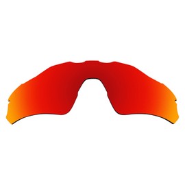 Alphax Fire Red Polarized Replacement Lenses for Oakley Radar EV Path OO9208