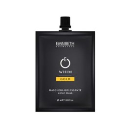 EMSIBETH Whim Gold Colour Mask Travel Size 50 ml - Toning Conditioning Mask for Natural and Coloured Hair - Intensifies Warm Golden Reflections