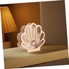 Mobestech Wooden Seashell Display Case Multi-Function Shadow Case for Seashell