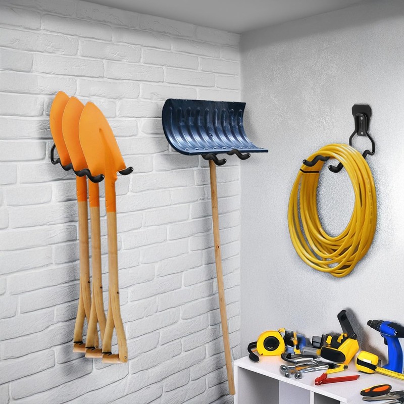 Maclean Wall Mount, Universal Holder for Wheels, Bicycle Ladders, Garden
