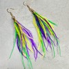 Mardi Gras Dangle Earrings for Women,Mardi Gras Accessory Carnival Parade