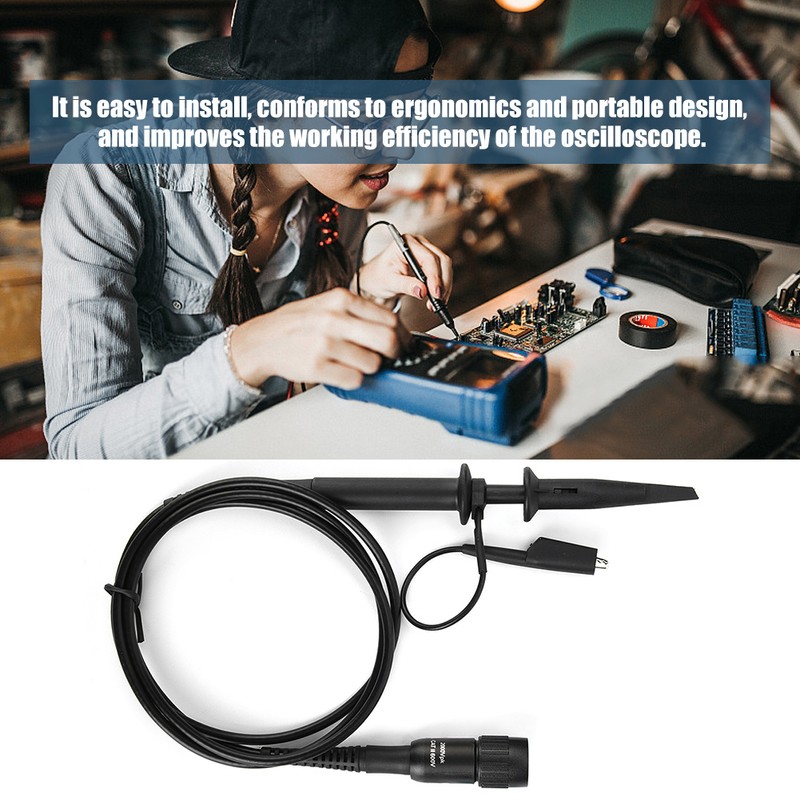 UT-V23 100:1 Universal Oscilloscope High Voltage Probe Kit Replacement Oscilloscope