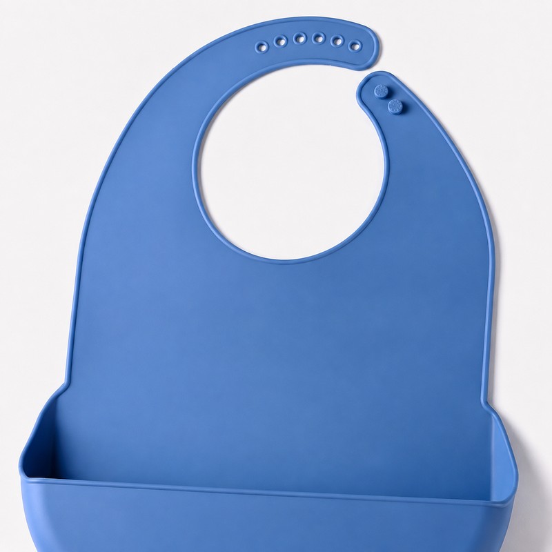 Silicone Adult Bib for Mealtime Care – Waterproof Reusable Feeding