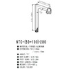 Nitto NTC-280 NTC-280 90 φ25.4 φ22.2 90 Silver Stem