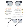 Berikin Sunglasses, Polarized, Glass Lenses, Classic, Half-Frame Type, Unisex, For