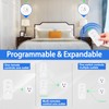 Greencycle Remote Control Outlet Plug, Remote Light Switches Wireless Indoor,