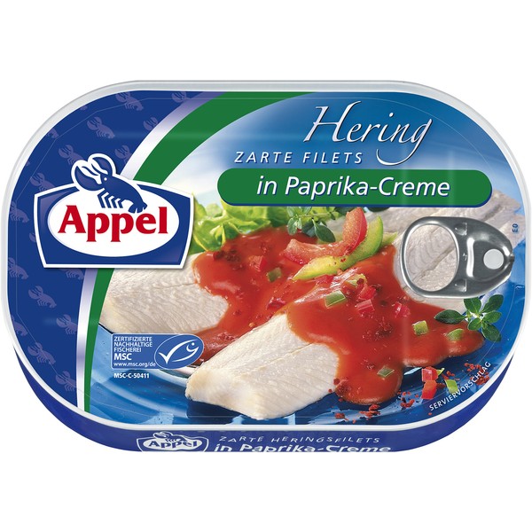 Appel Herring Fillets in Paprika Cream Sauce 200g