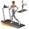 RJOP Walking Pad Treadmill with 8% Incline and Handle Bar,