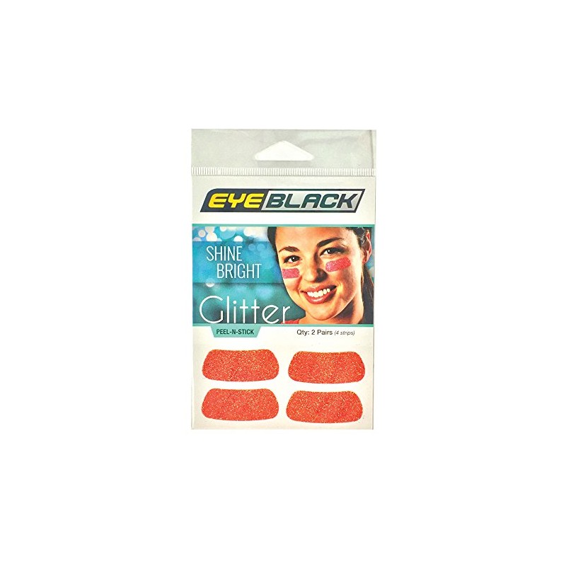 EyeBlack Under Eye Colorful Glitter Strips | Football, Baseball, Softball,