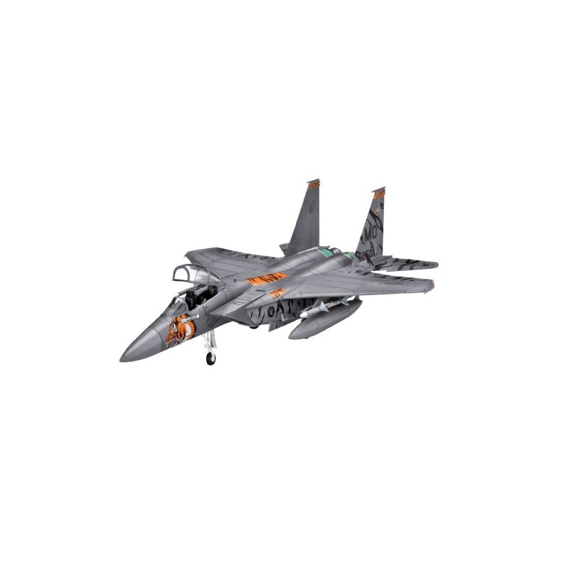 Revell 63996 62 Pieces F-15E Eagle Model Set, 1:144 Scale,