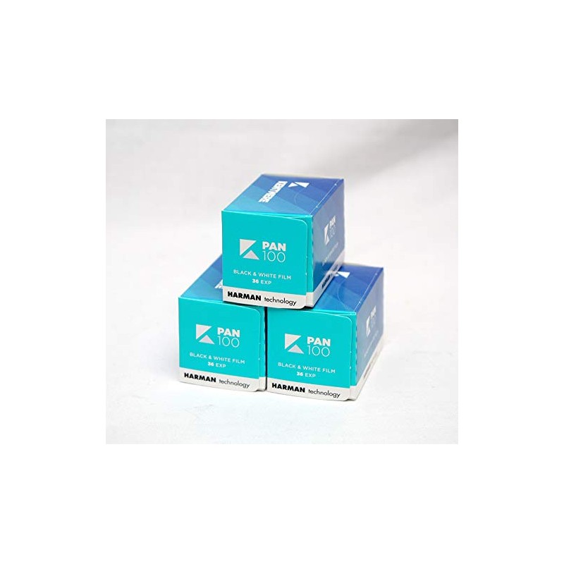 Kentmere 100asa Black & White Film 35mm 36exp 3 Pack