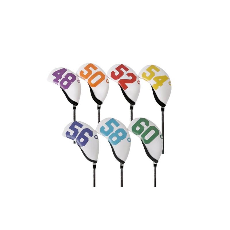 Golf Club Iron Head Covers 7 Piece Set 48 50