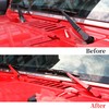 SQQP Front Window Windshield Wiper Arm & Blade Decoration Cover