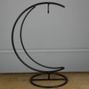moin moin 2109DH292 Hanging Base, Exhibition Hook, Iron, Moon Shape,