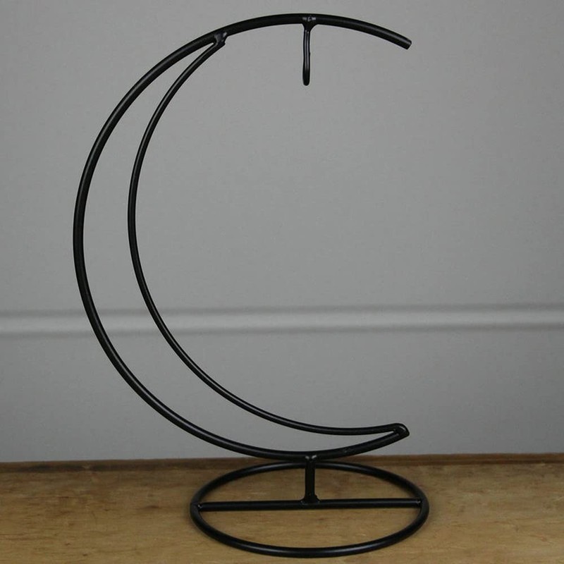 moin moin 2109DH292 Hanging Base, Exhibition Hook, Iron, Moon Shape,