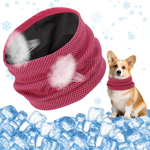 Cooling Collar for Dogs, Dog Bandanas Cooling, Dog Collar, Cooling