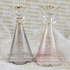 forkart cute handmade glasswork angel bell pink
