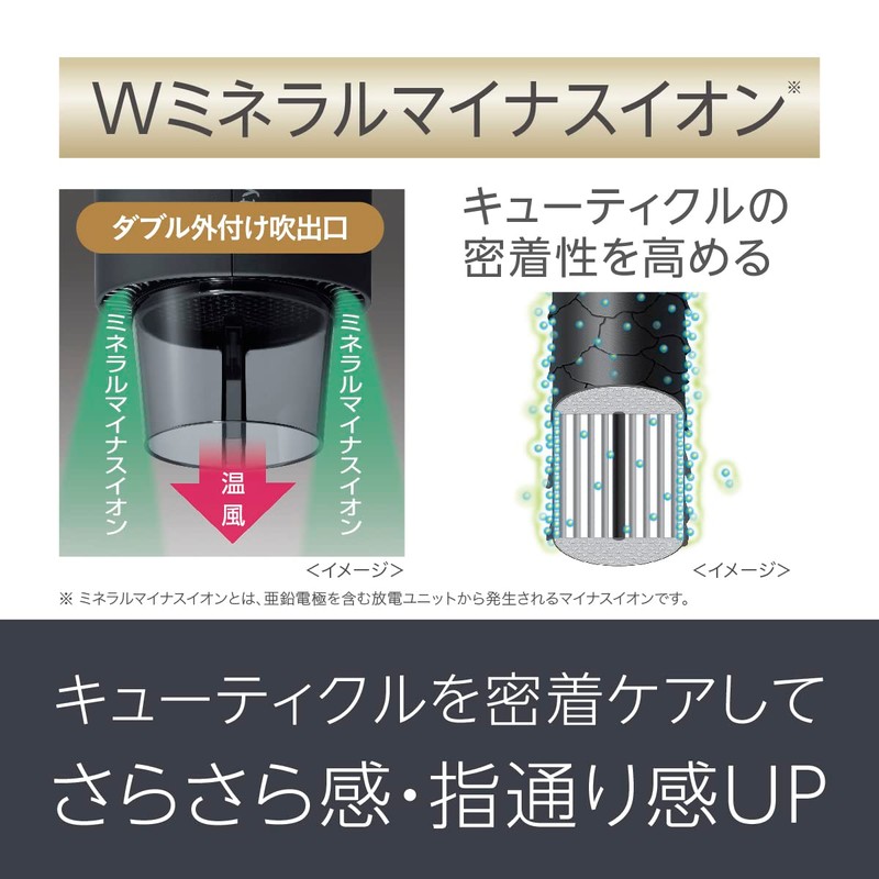 Panasonic EH-NE7J-P Dryer, Quick Drying, Large Airflow, Mineral Negative Ions,