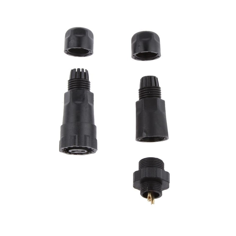 zalati Waterproof Connector 15A IP68 Aviation 2 Pin Male Female