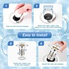 Universal Bathroom Sink Stopper, Pop Up Sink Drain Strainer Plug