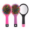 KFMX Cepillo Arcoíris Cerdas Onduladas Cabello Peine De Rizos