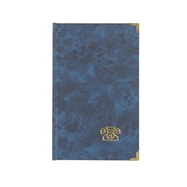 Stylex Address and Telephone Book with 2 Brass Corners