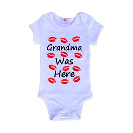New Grandma Nana Mimi Gma Was Here Gift Bodysuit Outfit