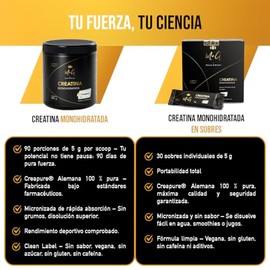 Creatina Monohidratada Creapure PLENIUS  WINNER MG  Suplemento alimenticio para Gym (pre-entreno) de uso diario (450 Gramos, Natural)                 