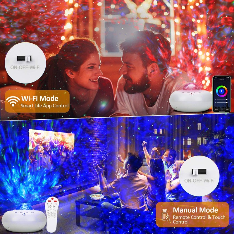 Star Projector, Elec3 Smart Galaxy Projector Works with Alexa, Google