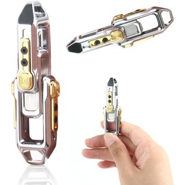 OBEST Fidget Slider for Adults - Handheld Metal Rocket Magnetic Push Slider, Unique Necklace Pendant EDC Sensory Toy for Teens, Stress and Anxiety Relief, Desk Toy, Hand Spinner