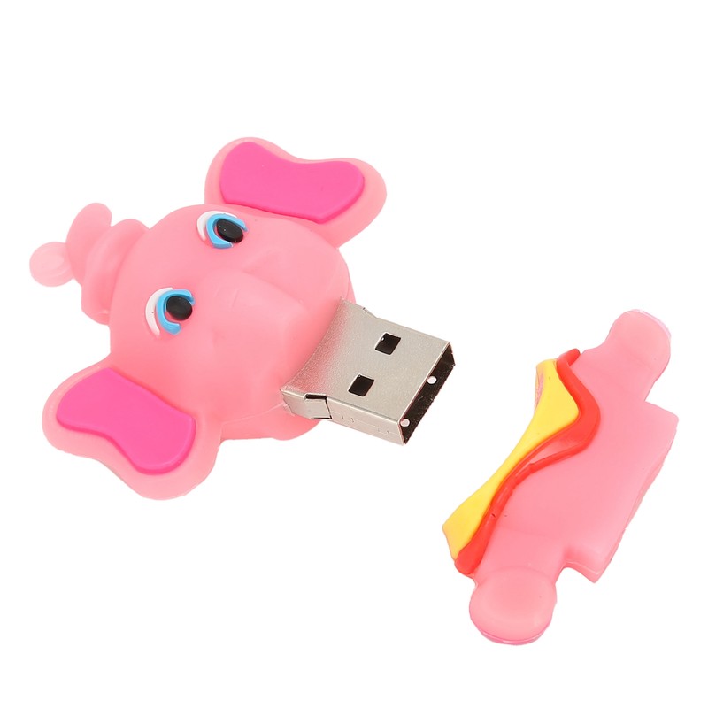 Cartoon U Disk Compatible Optional Memory Cute Elephant Memory Stick