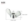 DTGN M5x4.8mm Butterfly Nut Wing Nut Wing Nut 5pcs Construction