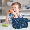 Clastyle Blue Plane Insulated Lunch Bag for Kids Boy, Airplane