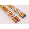 Ishida 17040 Chopsticks, Made in Japan, Kids Chopsticks, Oval, Red,