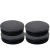 MroMax 100mm Diameter Plastic Pipe Plugs Round Post End Caps