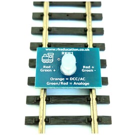 Rk Education RKtt1 N-Gauge, OO/HO Gauge Track Tester Module for Model Railway DC/DCC - Constructed