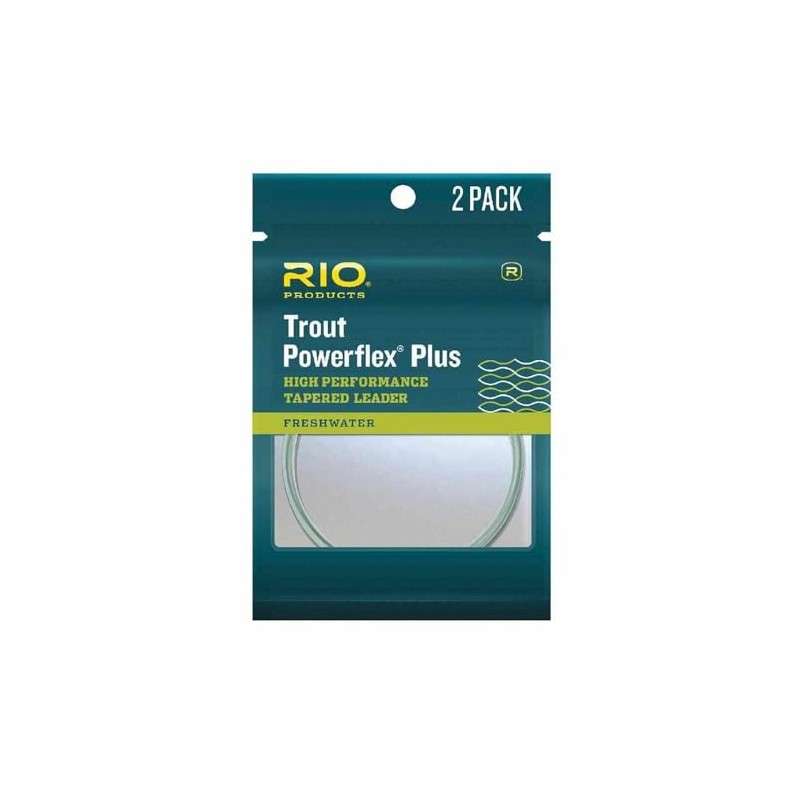 RIO Products Leaders Powerflex Plus 12' 3X Leader 2 Pack,