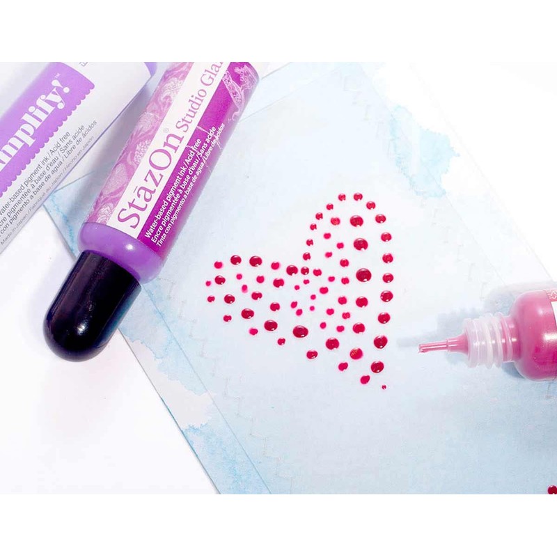 Tsukineko Stazon Studio Glaze Bottle, Gold