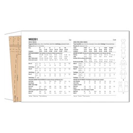 McCall's Easy to Make Misses' Sun Dresses Sewing Pattern Packet, Design Code M8281, Sizes XS-S-M-L-XL-XXL, Multicolor