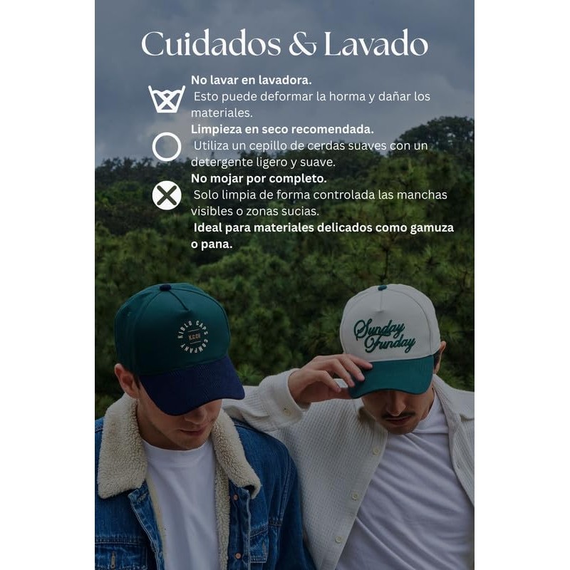 Gorra Spruce Kiblo Ajustable Corona Alta Visera Curva Sunday Funday