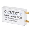 USB RTL SDR Receiver Silver Aluminum Alloy 100KHz-1.7GHz UV HF