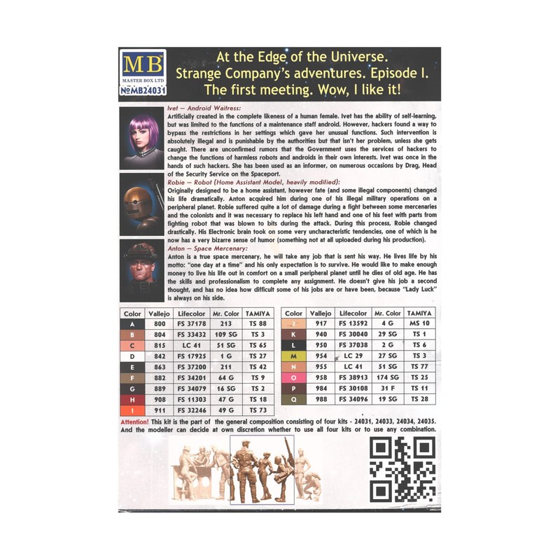 Masterbox 24031 Modellbausatz, verschieden