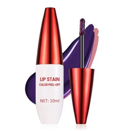 Peel Off Lip Stain, Delineador de Labios Despegable A Prueba Agua | Lip Liner Stain Peel Off, Tinte de Labios Larga Duración Despegable, Maquillaje Lápiz Labial